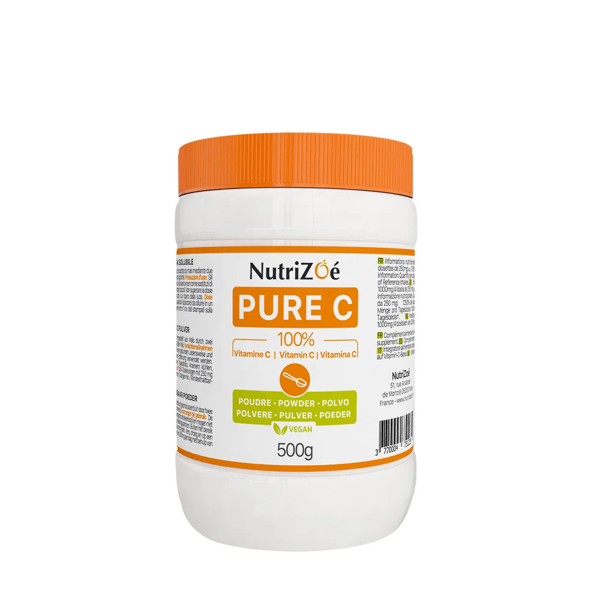 Vitamine C pure en poudre - 500 g