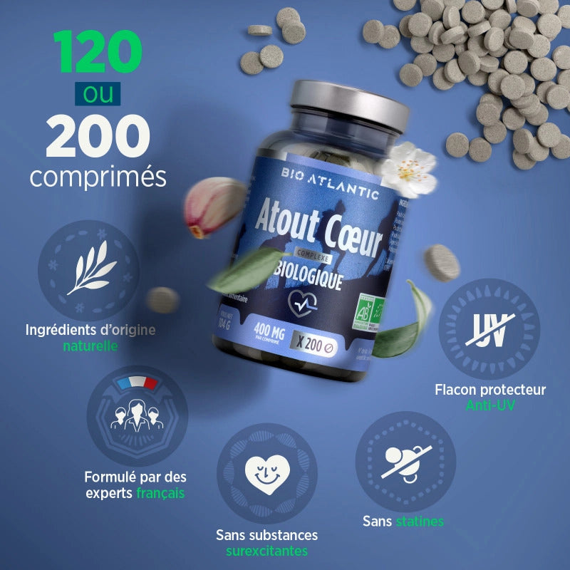 Atout COEUR 400 mg Bio - 200 comprimés