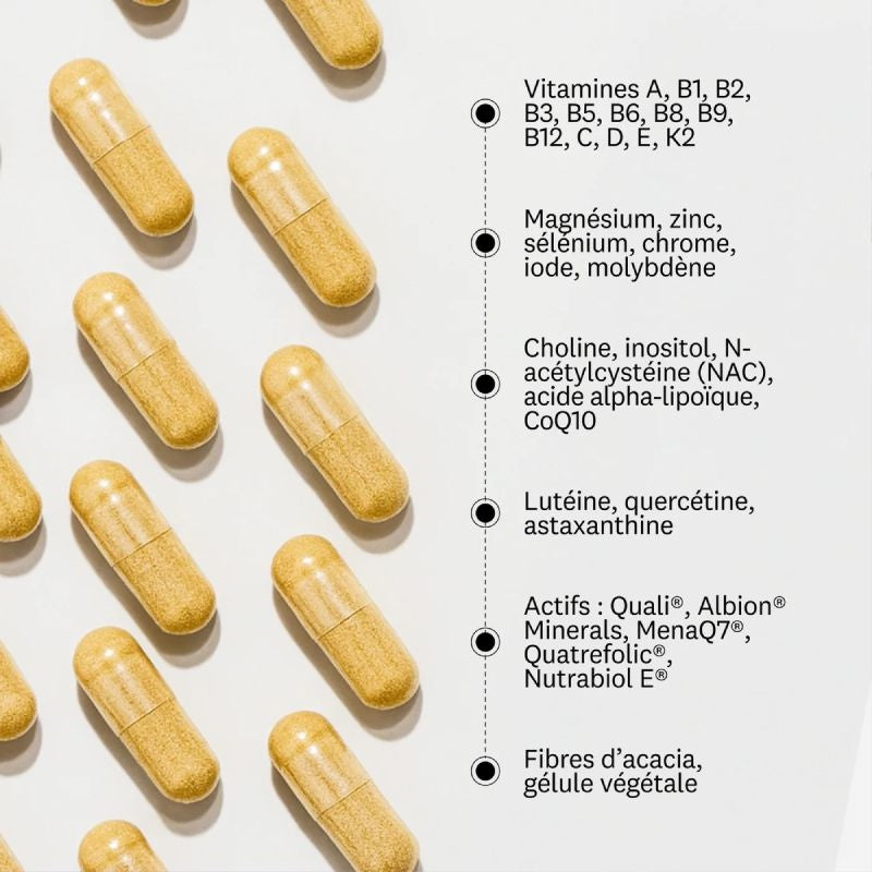 Multivitamines & Minéraux 120 gélules - Greenwhey