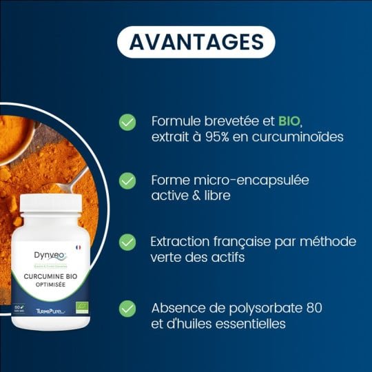 Curcumine BIO Optimisée - Dynveo - SYPURE