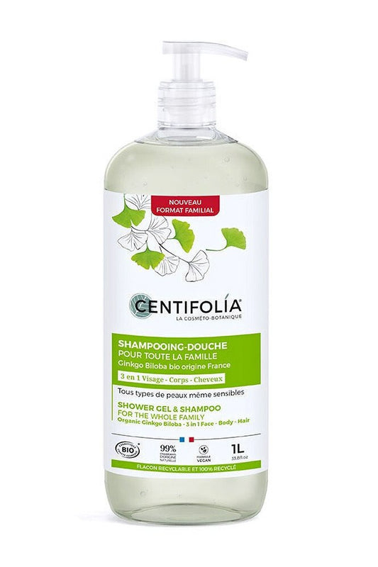 Shampooing douche pour toute la famille Bio - Centifolia 1 L