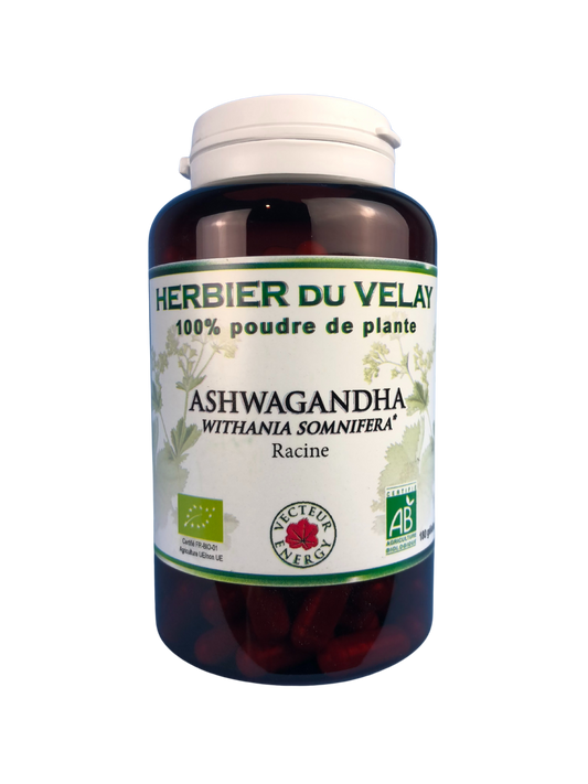 Ashwagandha Bio 180 gélules - Vecteur Energy