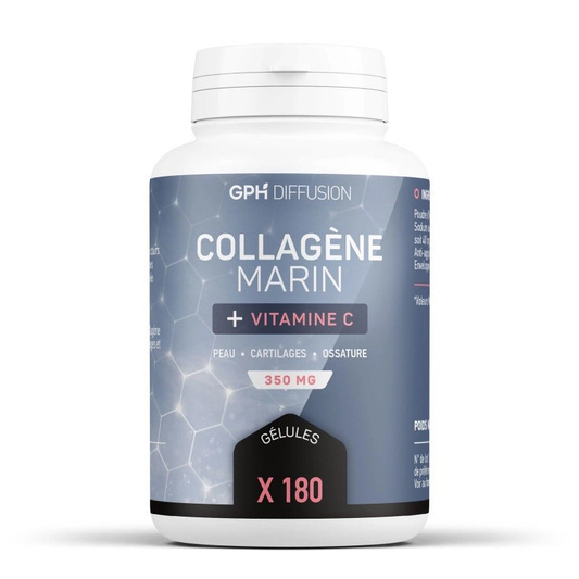 Collagène Marin + Vitamine C 350 mg - 180 Gélules