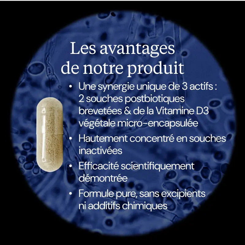 Complexe Postbiotiques 60 gélules - Dynvéo