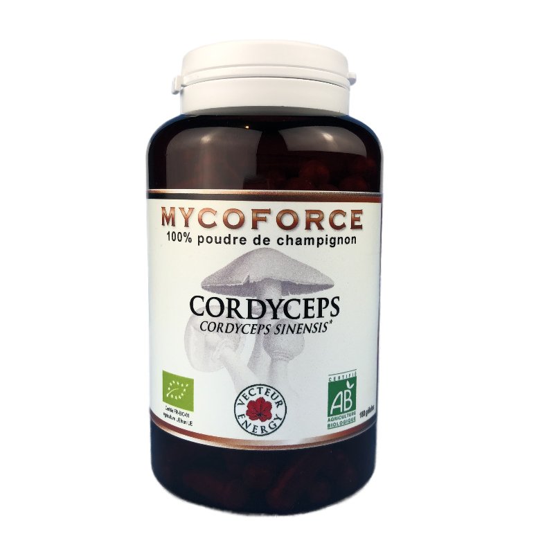 Cordyceps Mycoforce Bio 180 gélules (420 mg) - Vecteur Energy - SYPURE