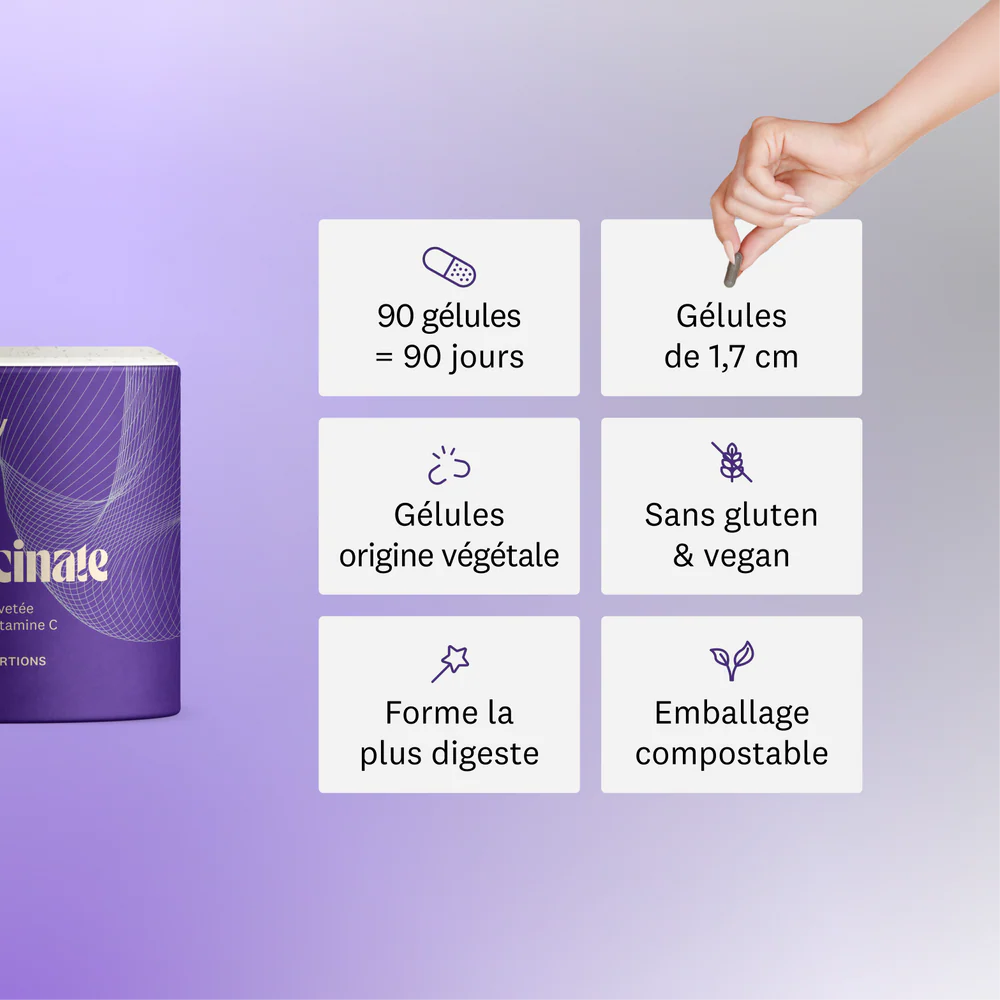 Bisglycinate de Fer (90 gélules) - Greenwhey