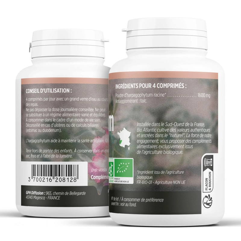 Harpagophytum Bio (400mg) 120 comprimés - BIO ATLANTIC