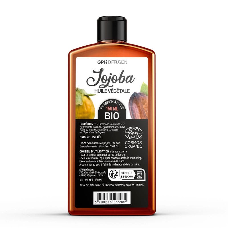 Huile de Jojoba Bio 150 ml - GPH - SYPURE