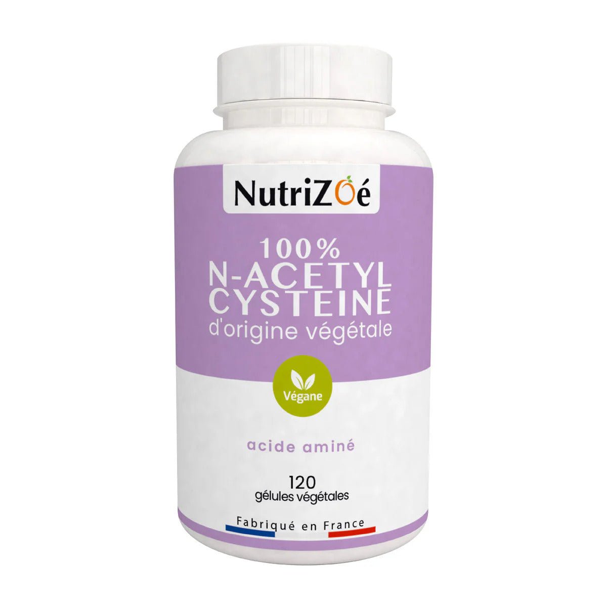 NAC N-acétylcystéine (120 gélules végétales) - NutriZoé - SYPURE