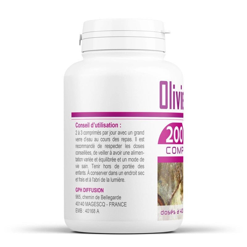 Olivier Bio (400 mg) 200 comprimés - GPH Diffusion - SYPURE