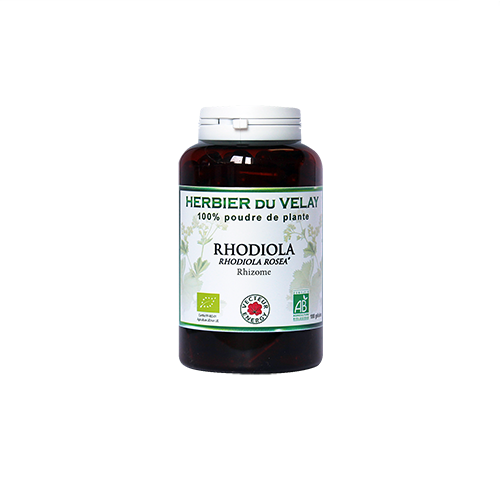 Rhodiola Bio 180 gélules (300 mg) - Vecteur Energy