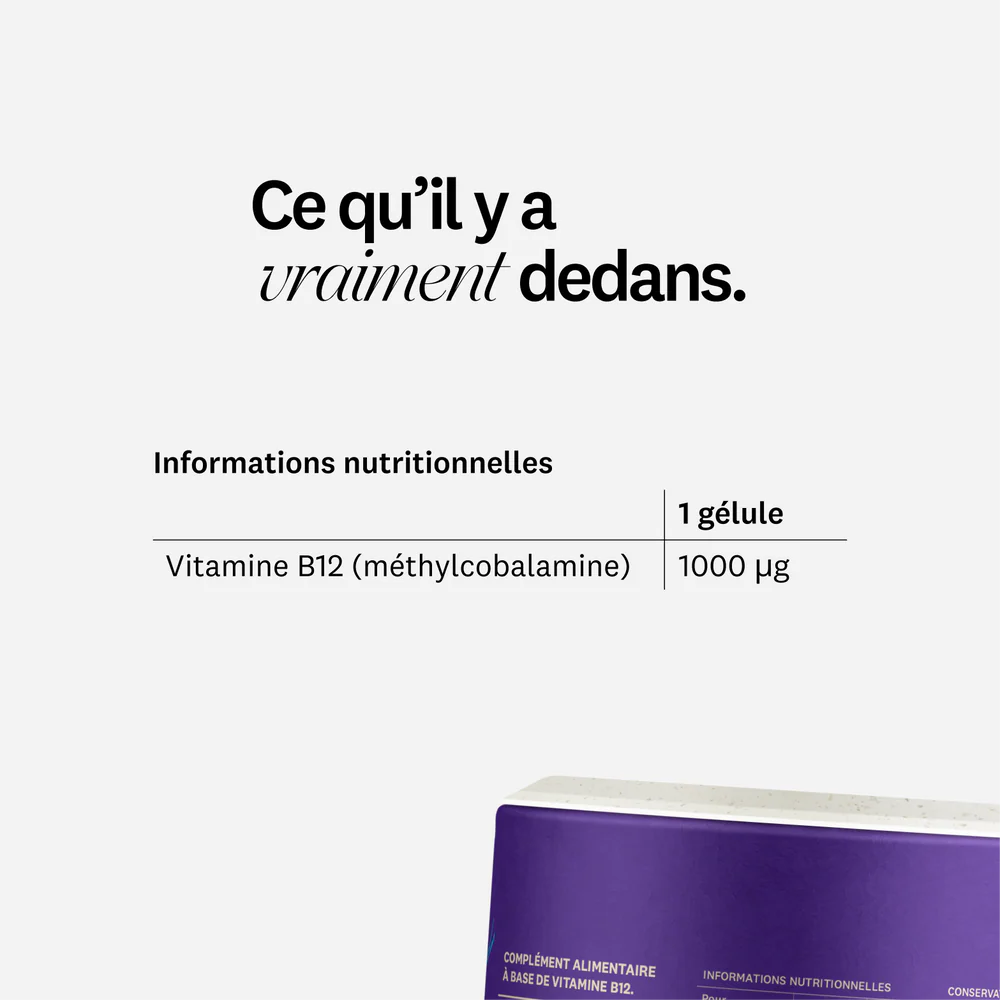 Vitamine B12 - 120 gélules Greenwhey