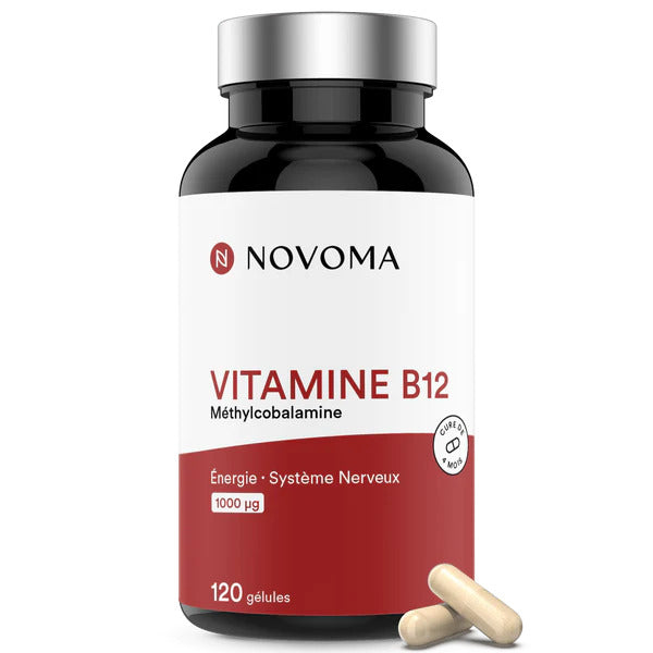 Vitamine B12 1000 μg - 120 gélules Novoma