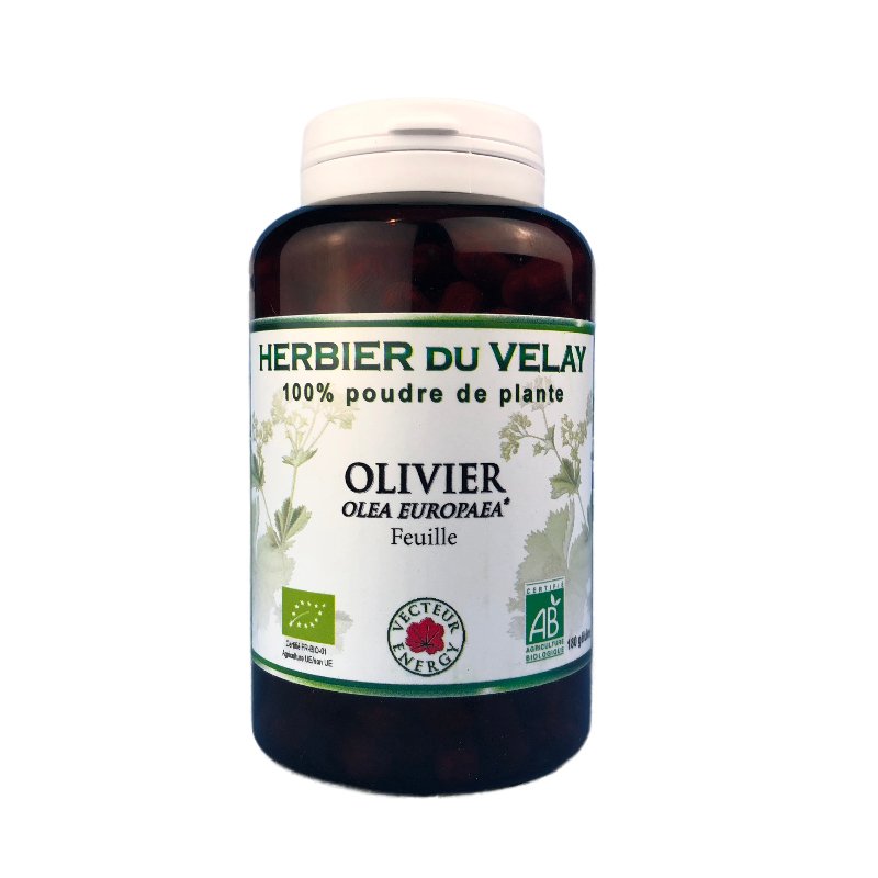 Feuille d'Olivier 180 gélules (290 mg) - Vecteur Energy - SYPURE