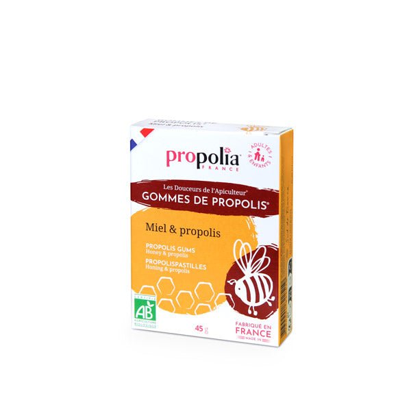 Gommes de Propolis - Miel Bio 45g - Propolia - SYPURE