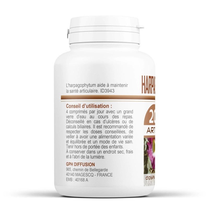 Harpagophytum Bio (400 mg) 200 comprimés - GPH Diffusion - SYPURE