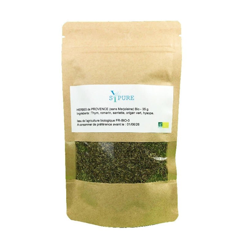 HERBES de PROVENCE (sans Marjolaine) Bio - 35 g - SYPURE