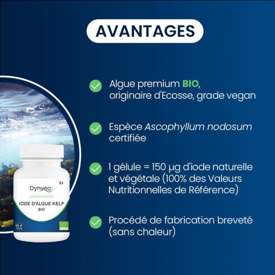 Iode d'algue kelp BIO - Dynveo - SYPURE