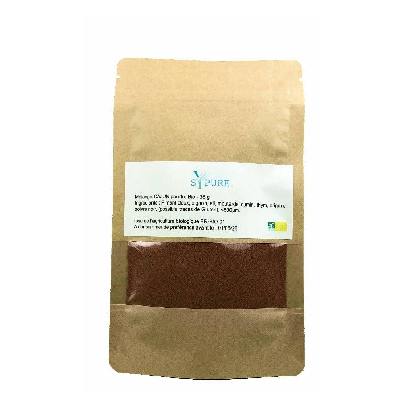 Mélange CAJUN poudre Bio - 35 g - SYPURE