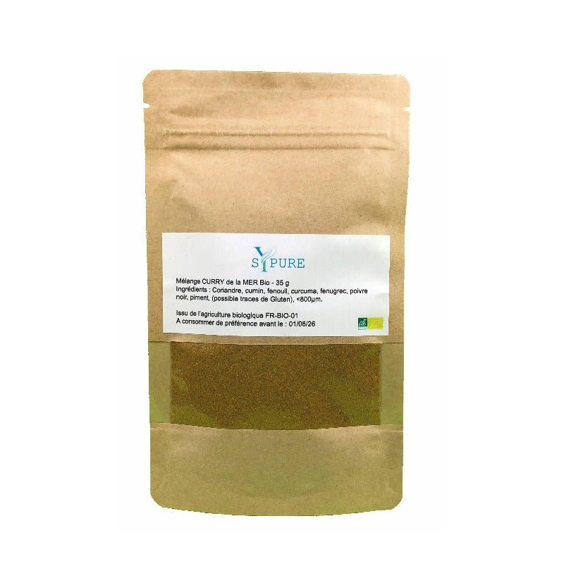 Mélange CURRY de la MER Bio - 35 g - SYPURE