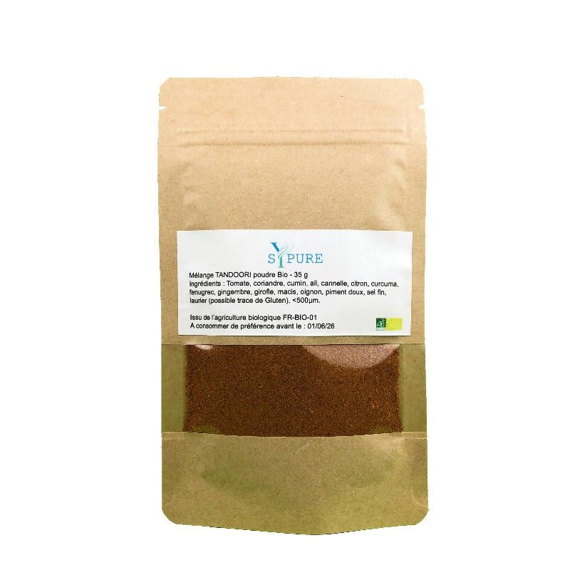 Mélange TANDOORI poudre Bio - 35 g - SYPURE