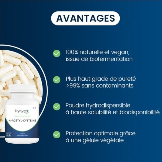 N-acétylcystéine : NAC pure - Dynveo - SYPURE