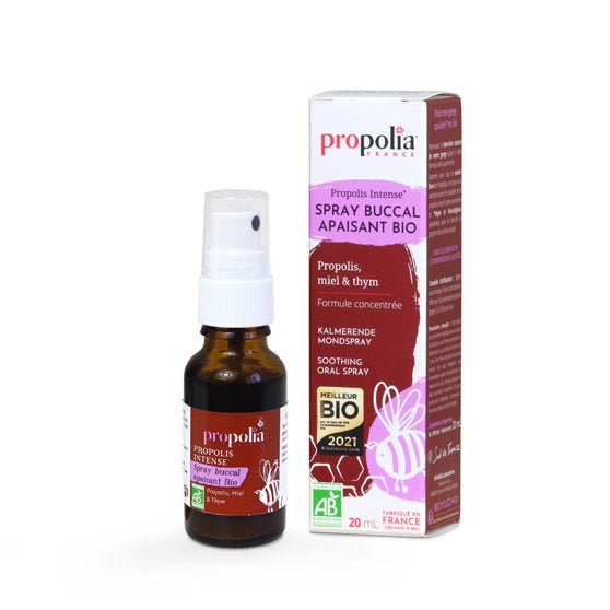 Spray buccal apaisant BIO - Propolis, Miel et Thym 20 ml Propolia - SYPURE