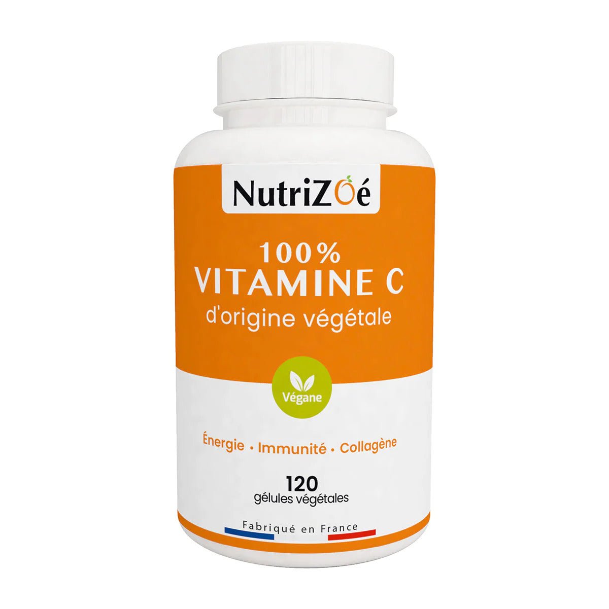 Vitamine C (120 gélules végétales) - NutriZoé - SYPURE